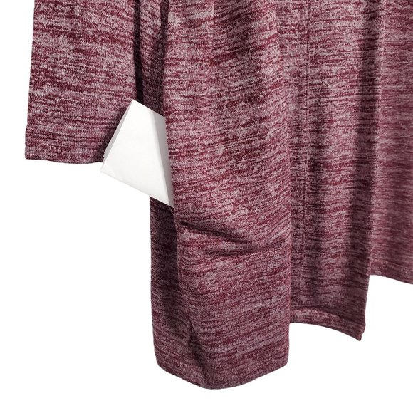 Lands End Size 2X Cardigan Lightweight Tunic Jacket Long Sleeve Stretch Pockets - Picture 8 of 9